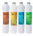 Watts (1R-1Y-1B-1G) Kwik-Change WQC4RO11 Replacement Filter Kit- Not for Watts Premier