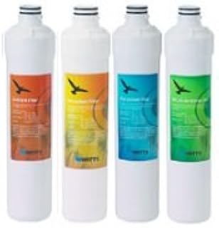 Watts (1R-1Y-1B-1G) Kwik-Change WQC4RO11 Replacement Filter Kit- Not for Watts Premier