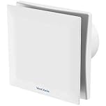 Vent-Axia Silent 7.5W Extractor Fan With Humidistat & Timer Continuous Running White 240V - 479089