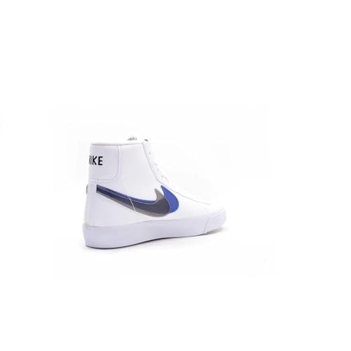 Blazer Mid 77 Grade School Lifestyle Shoes (White/Blue)4