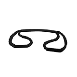 UxicRuya Box Widerstandsband mit Griffen, Heim Fitnessstudio, Spannseil, Elastische Widerstandsbänder für Schattenboxen, Pilates, Basketball, Muskelaufbau, MMA, Schwarz 35 Pfund