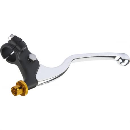 ASSA - Kit Levier Embrayage Et Cocotte Universel Compatible Moto Quad Pit Bike - Argent, Noir & Doré Cover