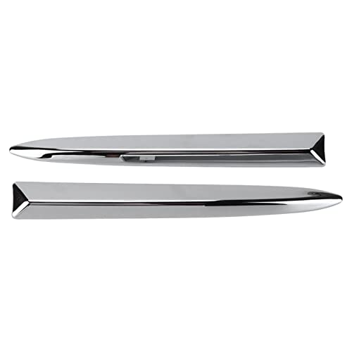 KIMISS Moulure de Garniture de Pare-chocs Avant, 735455041 Moulure Supérieure de Pare-chocs Avant de Voiture Garniture Chromée Moulure de Pare-chocs Gauche...