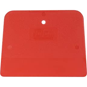 Colad Red Flexible Plastic Putty Knife Spreader for Automotive Repair or Spackle 100 Pack