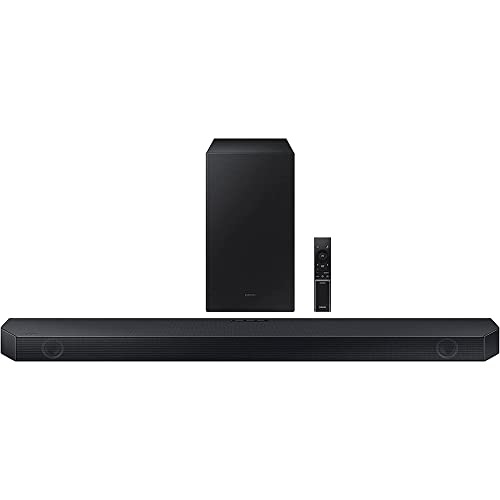 Image of Samsung HW-Q600C 3.1.2ch Soundbar and Subwoofer with Dolby Audio Bundle with Deco Gear 4K HDMI 2.0 Cable w /Pure Copper Conductors x2 & CPS Exclusive 26 Month Protection Pack Bundle (BEACH-CPS-26500)