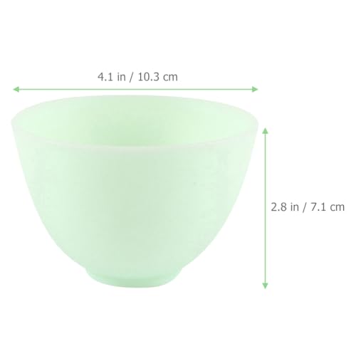 Set de 5 tazones de silicona para mezclar miniatura 7