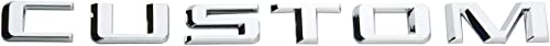 Image of 1Pc 2019-2023 Silverado 1500 Tailgate Custom Letter Logo Emblem 3D Badge Nameplate Replacement for Silverado (Chrome)