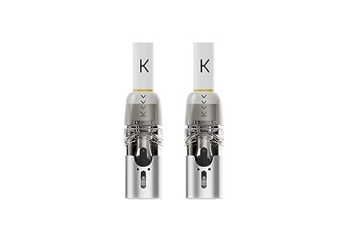 KIWI 2 Remplacement 2 Pod avec système de sécurité enfant pour cigarette électronique KIWI 2, sans nicotine, sans e-liquide (Black)