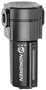 Norgren F74C-3AN-AD0 Coalescing Filter, 3/8 NPT Ports, Auto Drain, Metal Bowl With Liquid Level Indicator