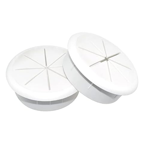 Aifeier ET 2-3/8 Inch (60mm) Flexible Desk Grommets Wire Cord Hole Cover Cable Organizer for Desktop Equipment Wiring Management and Protection Cover