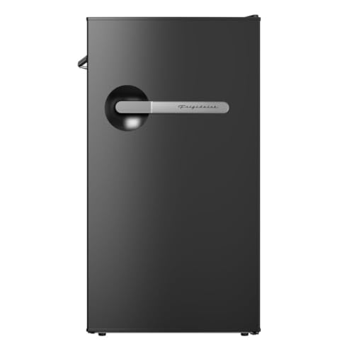 Frigidaire, 3.2 Cu. Ft. Retro Series Compact Refrigerator, Built-In Side Bottle Opener, Onyx