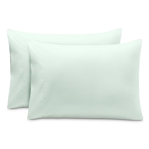 Image of Bare Home Pillowcases Envelope (Toddler Set of 2, Spring Mint)