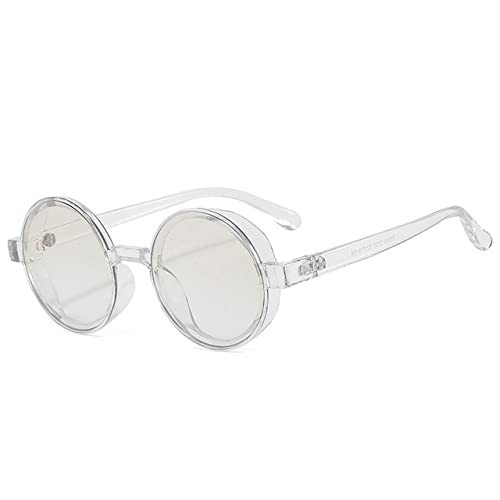 Lunettes de soleil pour fatigue oculaire et protection anti-éblouissement rétro ronde punk