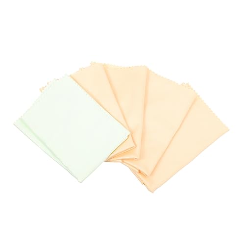 GALPADA 5Pcs Random Color Instrument Polishing Cloth Soft Durable Musical Instrument Cleaning for Violin Guitar Ukulele Dust Removal and Water Absorption Random Color