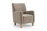 Photo Gallery cavadore poltroncina vida - poltrona imbottita dal design alla moda, 74 x 93 x 81 cm, in microfibra, colore: beige perla Photo Gallery cavadore poltroncina vida - poltrona imbottita dal design alla moda, 74 x 93 x 81 cm, in microfibra, colore: beige perla