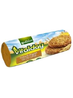Vitalday Knuspermüsli Crocant Original, Knackige Müsliplätzchen, 265g, 16er Pack