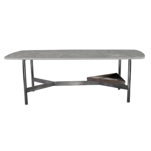 Image of Wakefit Center Table | 1 Yr Warranty | Coffee Table for Living Room Wooden, Tea Table for Living Room Wooden, Sofa Table, Free Installation from Brand, Modern Multi-Functional & Wobble-Free(Malbr)