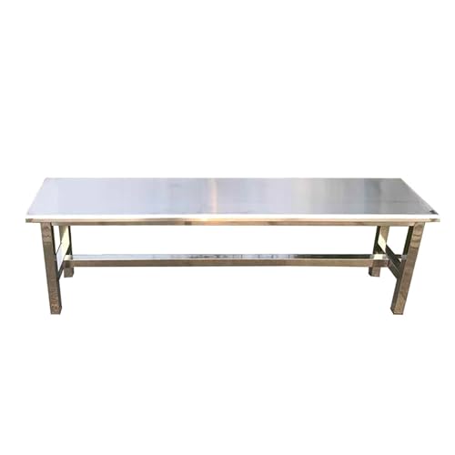 Banco Sin Respaldo For Exteriores,Banco De Jardín Moderno,Resistente A La Intemperie,Diseño Minimalista,Adecuado Uso En Interiores Y Exteriores,Patios,Porches,Baños(Length 120cm/47.2in)