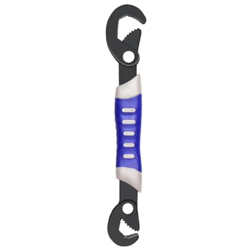Llave ajustable, llave ajustable de doble cara, llave portátil de apertura ancha, diseño compacto para senderismo y tareas al aire libre