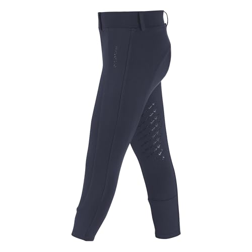 LeMieux Junior Pro Young Rider Breeches for Girls & Young Riders - Equestrian Pants for Horseback Riding - Jodhpur Riding Pants (Navy/07-08 Years)