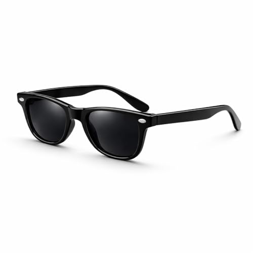 Image of Vincent Chase By Lenskart | Black Full Rim Square | Polarised Stylish Sunglasses | 100% UV Proctected | For Men & Women (Medium, VC S13973)