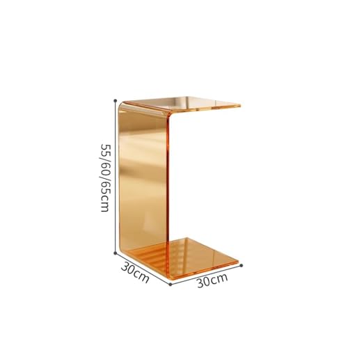 Table d'appoint en acrylique pour gagner de la place dans un studio