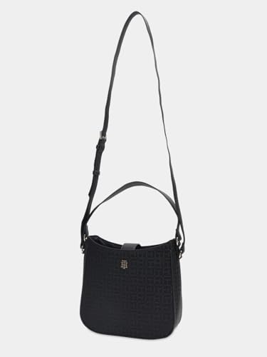 Image of Logo Black Polyester Sling Bag