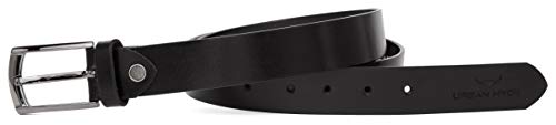 Image of URBAN HYDE Premium Genuine Leather Wallet and Belt Combo for Men | Leather Wallet & Adjustable Belt Gift Set | Stylish Men's Leather Combo Gift for Birthday, Anniversary & Office | Black & Blue