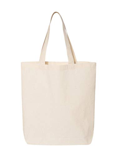 Q-Tees 12L Economical Tote One Size Natural2