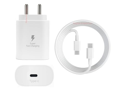 Image of 25W PD 3.0 Type C Super-Fast Charger Adapter for Samsung M07|F17|S25|F36| A35|M06|F06|M16| F16|M05|M35|F05| A06|A16|A17|M55s|Tab S10 Ultra|S10+| 25 Watt USB C Quick Adaptor-JJ White