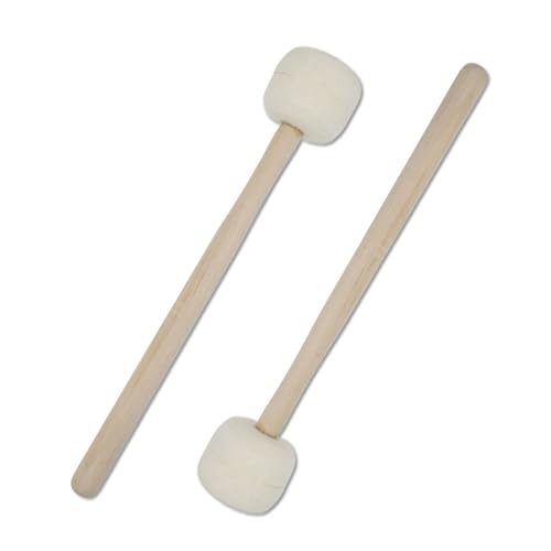 Anti-slip Wool Felt Drum Mallets (12.8 Inch)