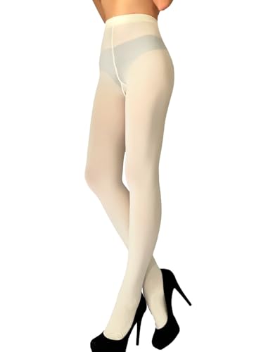 Image of Mila Marutti Opaque Tights for Women | Soft Stockings Pantyhoseier | - Made in EU