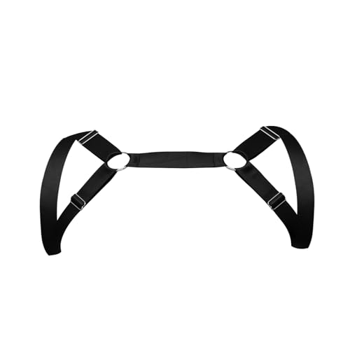 Mens Body Chest Belt Harness Simple Elastic Shoulder Strap Sexy Night Club Party Cosplay Costume