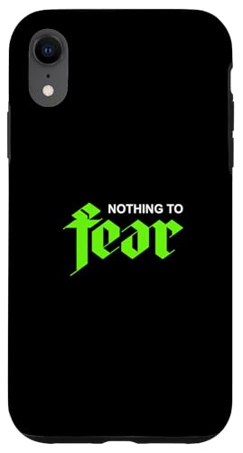 �O���[���J���[ Nothing To Fear �O���[���O���t�B�b�N �X�}�z�P�[�X iPhone XR �p