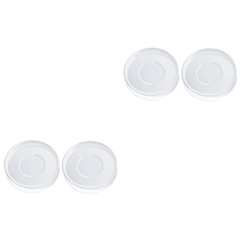 OSALADI 4pcs Transparent Nano Non- Pad for Phone Multifunctional Removable Adhesive Holder for Cable Organizing Round Gel Pads for Home Office and Event Use