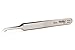 Weller Erem 5BSA Stainless Steel Curved Pointed Bent Non Magnetic Precision Tweezer, 4.53" Overall Length