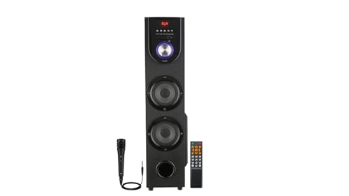 TECHXEWOO PS-5002 160 Watts Peak Power 2.2 CH Home Theater System, with Dual 5.25" woofer, Dual 4" mid Range Satellite.