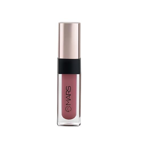 Image of MARS Popstar Non-Drying Liquid Mousse Lipstick for Women with Matte Finish | Lightweight and Non-Sticky Formula | Up to 12 Hour Long Lasting | Transferproof & Waterproof (6.0ml) (24-Star Struck)