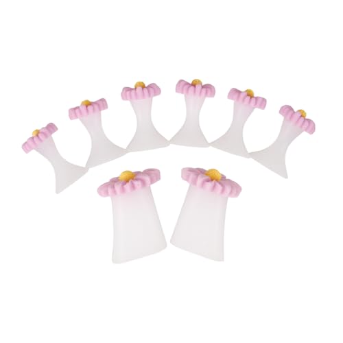 GALPADA Daisy Flower Toe Dividers for Women Silicone Toe Separators for Pedicures Nail Art