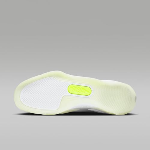 Nike Jordan Zion 3 Men's Shoes (DR0675-110, White/Black/Barely Volt/White) Size 82