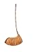 SN SKENNOVA â€“ 35-inch Tall of Thai Coconut Fiber Soft Broom with Red Thorn Solid Wood Handle for Home Decor, Sweeping Hard Wood Tile Cement Floor Patio Balcony