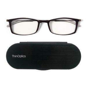 Lunettes de lecture ThinOtics Frontpage Brooklyn Black-Strength +2.50