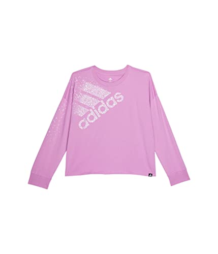 adidas Girl's Long Sleeve Waist Tee (Big Kids)
