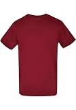 Build Your Brand Men Bb010-Basic Round Neck T-Shirt Cherry Xl