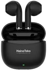HainoTekoGermany True Wireless Earphones With Super Clear Mic and High Bass Sound Quaity (Black)