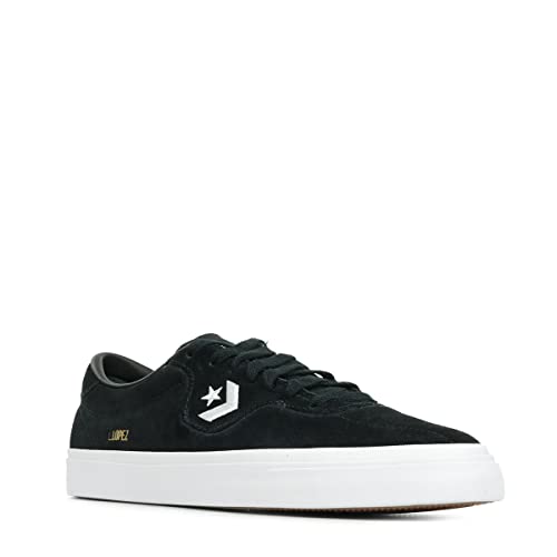 Converse Unisex Louie Lopez Pro Ox Black/Black/Wht Skate Shoe 9.5 Men US / 11 Women US