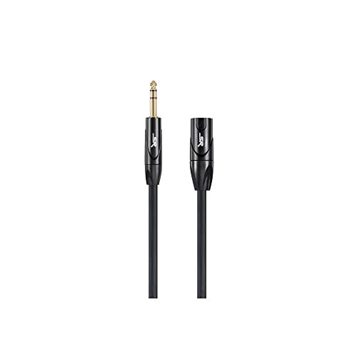 adam audio t10s 10-inch powered studio subwoofer bundle with 14-inch trs to xlr male to male balanced cable 10-feet 2-pack and focusproaudio 25-feet xlr cables 2-pack 5 items