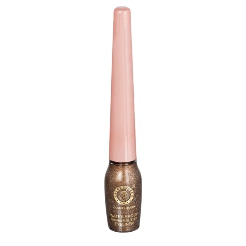 Image of Colors Queen Sky Eyes Shimmer Glitter Waterproof Eyeliner | Long Lasting Liquid Eyeliner with Precision Application | Highly Pigmented & Smudge Proof Eyeliner for Eye Makeup (Shade - 08, 5ml)