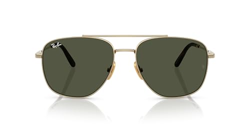 Image of Ray-Ban Unisex Rb8097 William Titanium Square Sunglasses