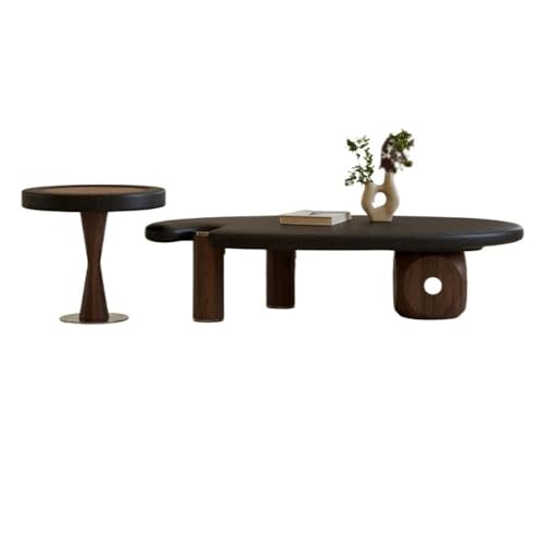 mjyyyds188 Mesa Auxiliar Minimalista Juego de Mesa Centro Moderna y escultural for Sala Estar, Ideal for decoración del hogar, con disposición Flexible